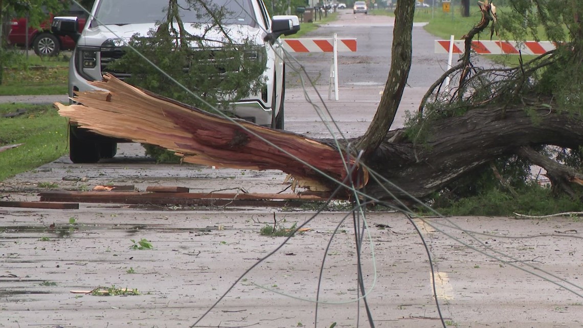 Storms leave wake of damage in Galveston area – KHOU.com